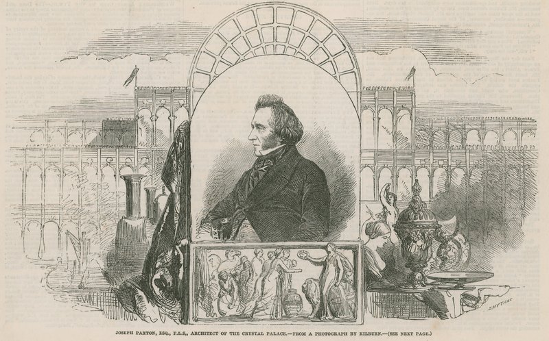 Joseph Paxton, architect van het Crystal Palace door English School