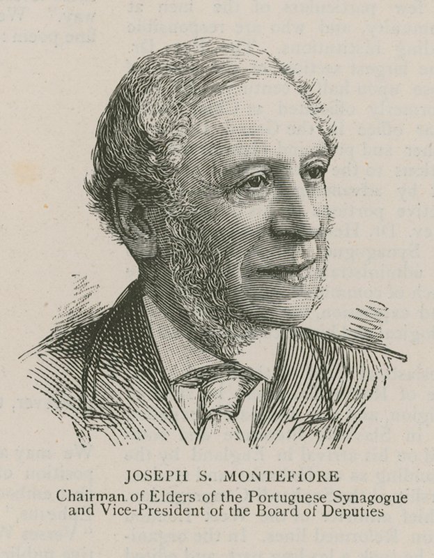Joseph S Montefiore, Voorzitter van de Ouderen van de Portugese Synagoge en Vicevoorzitter van de Raad van Afgevaardigden door English School