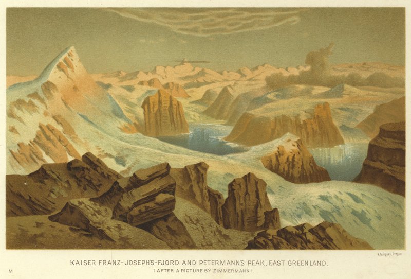 Kaiser Franz-Josephs-Fjord en Petermanns Peak, Oost-Groenland door English School