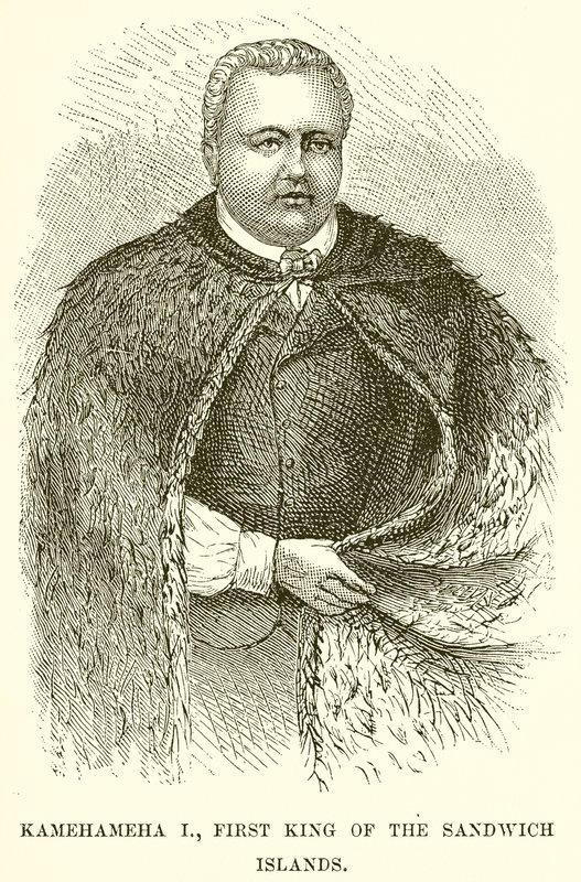 Kamehameha I, Eerste Koning van de Sandwich Eilanden door English School