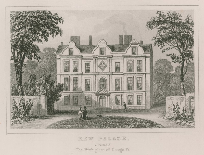Kew Palace, Surrey - de geboorteplaats van George IV door English School