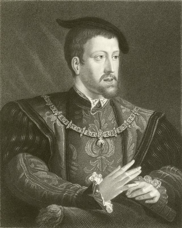 Koning Karel V door English School