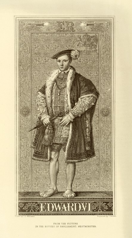 Koning Edward VI door English School
