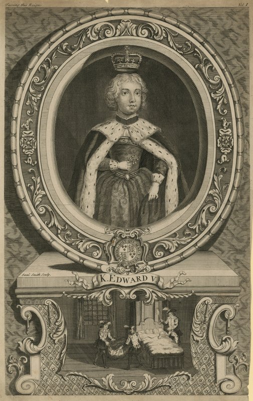 Koning Edward V van Engeland door English School