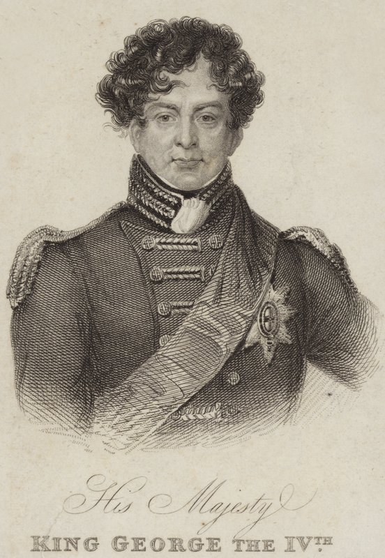 Koning George IV van Groot-Brittannië en Ierland door English School
