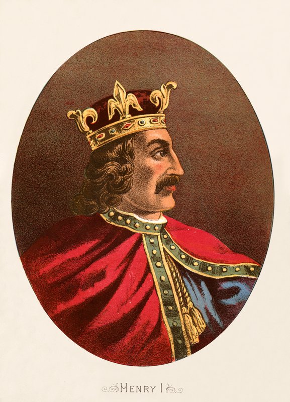 Koning Hendrik I door English School