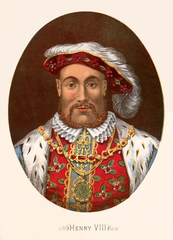Koning Hendrik VIII door English School