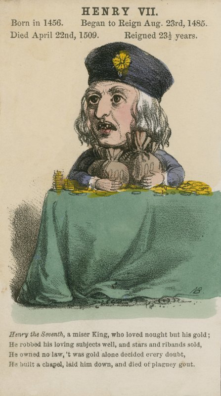 Koning Hendrik VII door English School