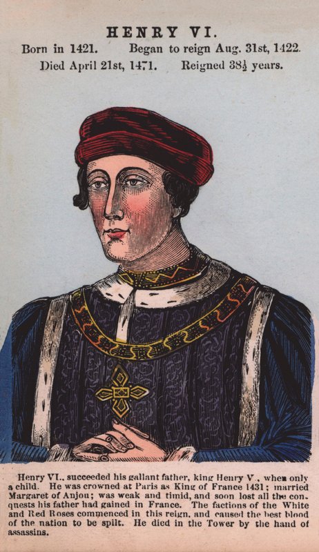 Koning Hendrik VI door English School