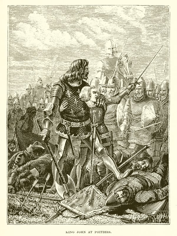 Koning Jan bij Poitiers door English School