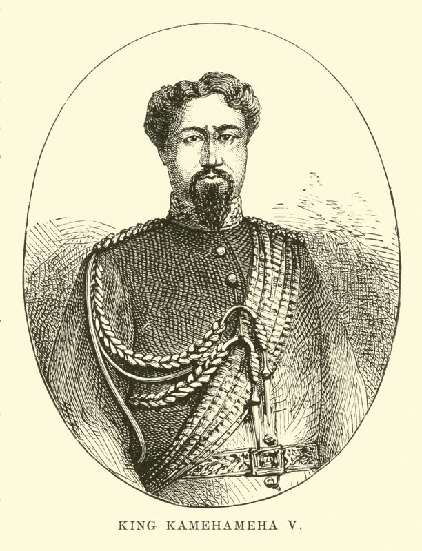 Koning Kamehameha V door English School