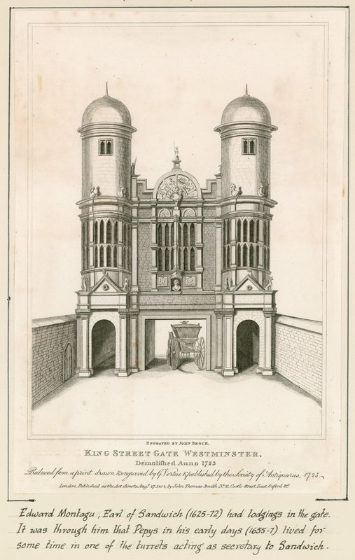 King Street Gate, Westminster door English School