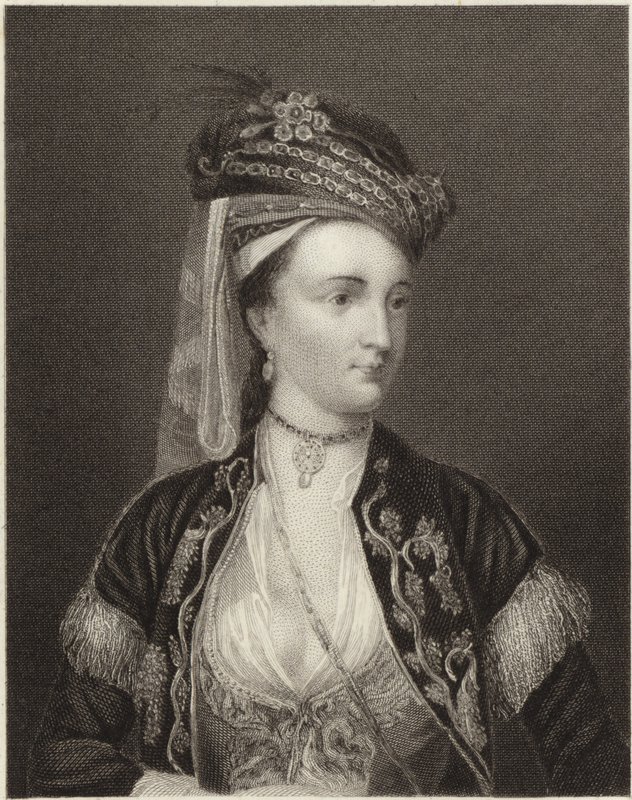 Lady Mary Wortley Montagu door English School