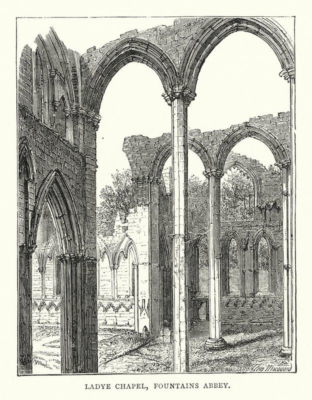 Ladye Kapel, Fountains Abbey door English School