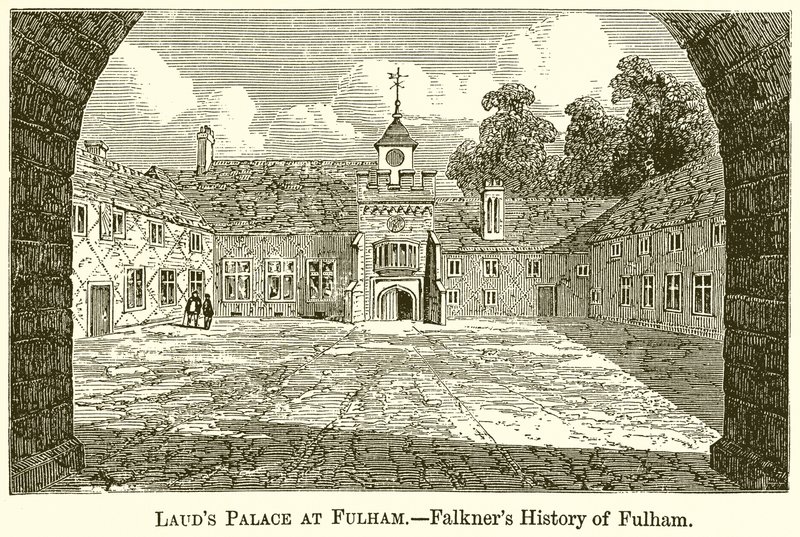 Lauds Paleis in Fulham.--Falkners Geschiedenis van Fulham door English School