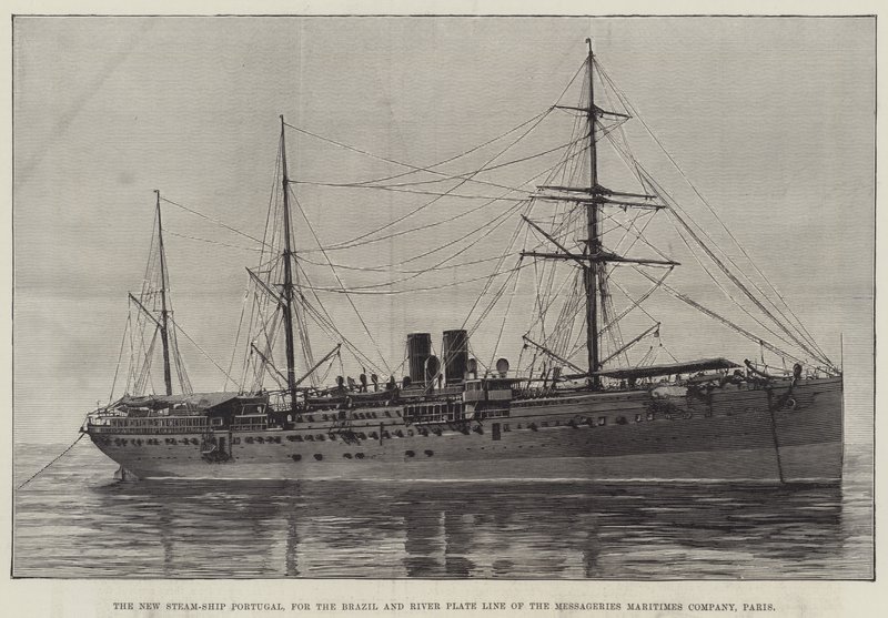 Te Water Laten van een Gewapende Australische Passagiersstoomboot, de Courier, in Wallsend-on-Tyne door English School