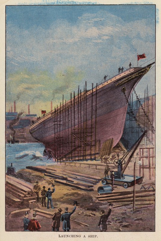 Een Schip Lanceren door English School