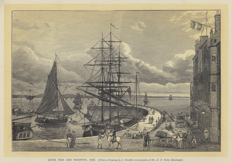 Leith Pier en Haven door English School