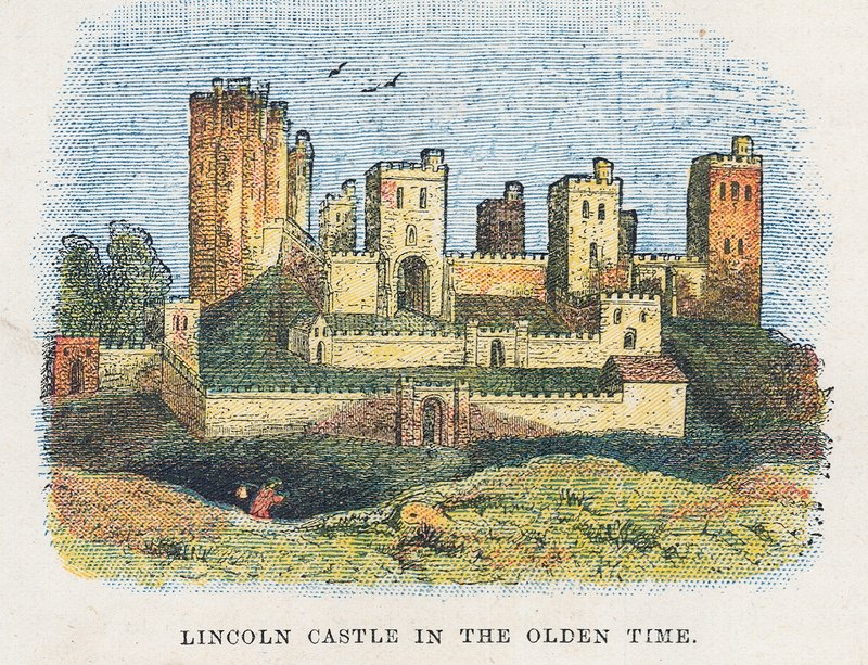 Kasteel van Lincoln door English School