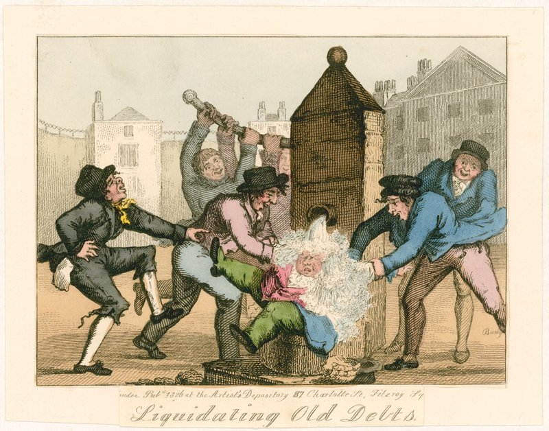 Oude schulden vereffenen, 1826 door English School