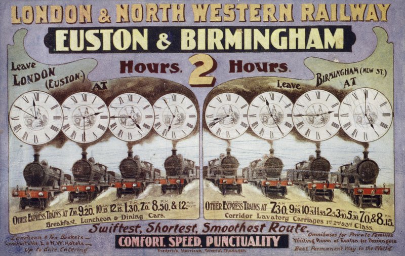 London en North Western Railway, Euston en Birmingham door English School
