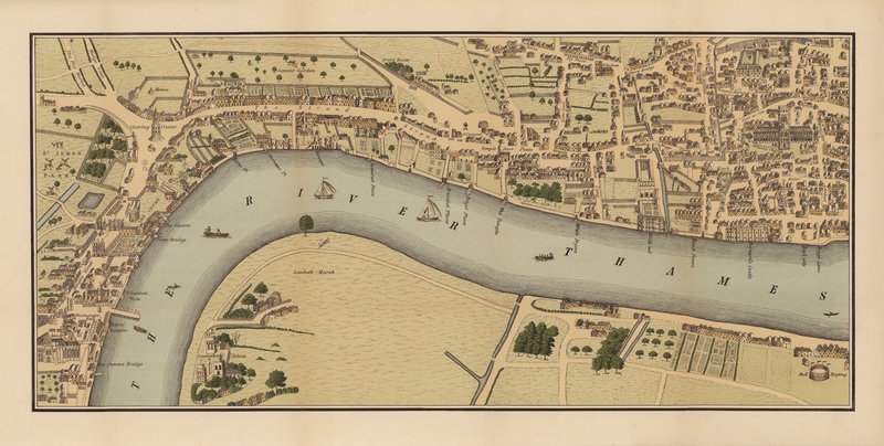 Londen ten tijde van koningin Elizabeth I door English School