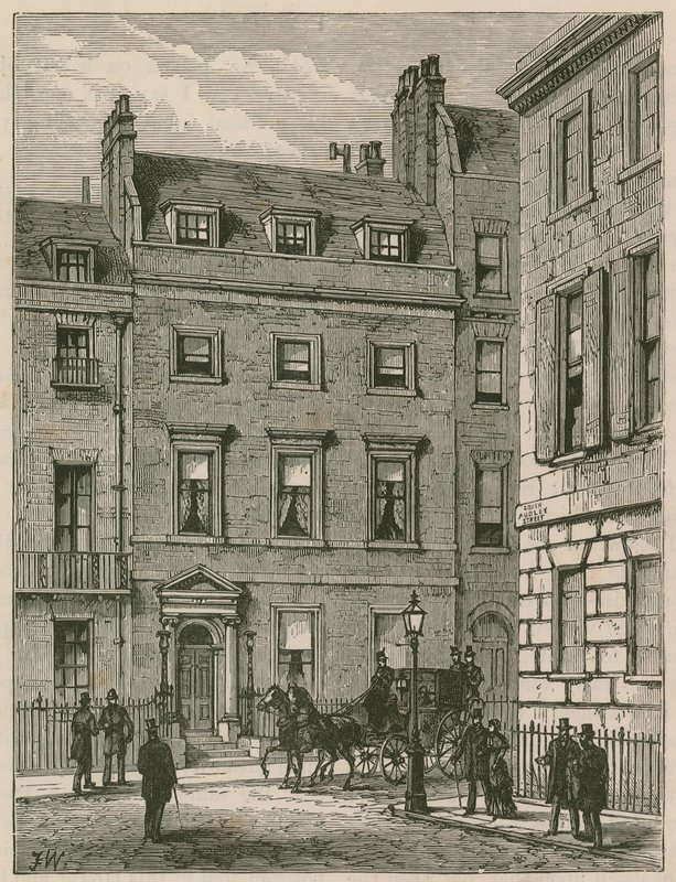 Het huis van Lord Beaconsfield, 19 Curzon Street, Mayfair door English School