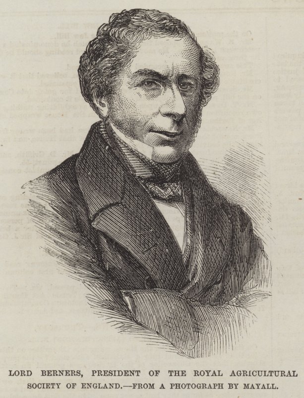 Lord Berners, Voorzitter van de Koninklijke Landbouwvereniging van Engeland door English School