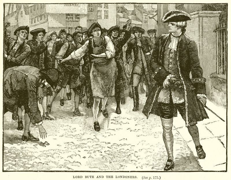 Lord Bute en de Londenaren door English School