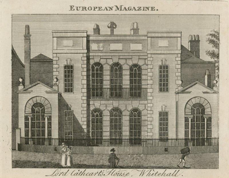 Huis van Lord Cathcart in Whitehall door English School
