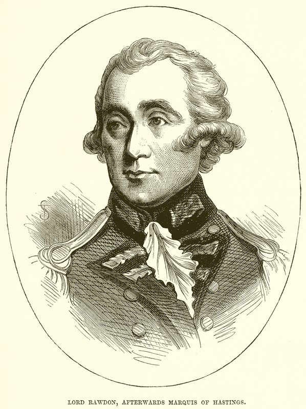 Lord Rawdon, later Markies van Hastings door English School