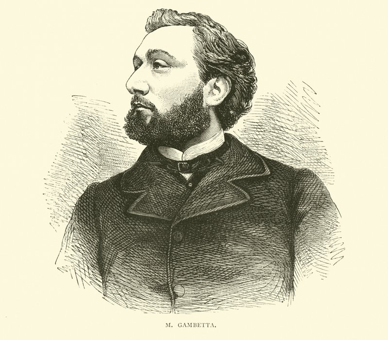 M Gambetta, september 1870 door English School