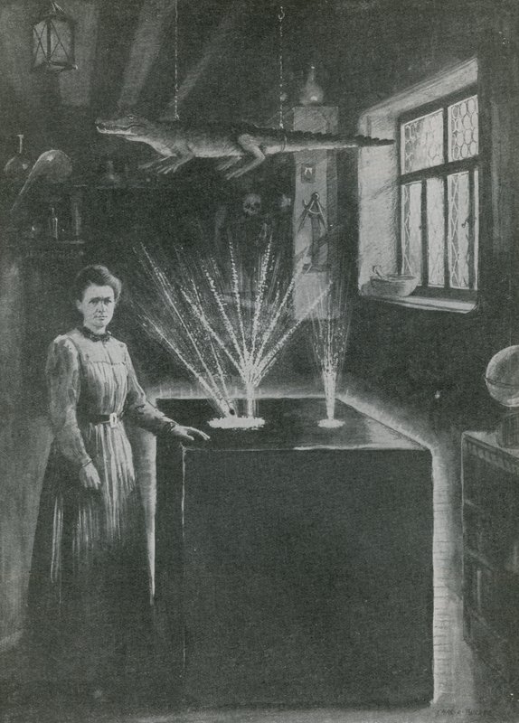 Madame Curie, de moderne alchemist door English School