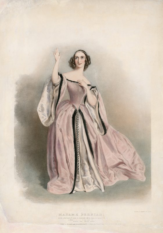 Madame Persiani in Lucia di Lammermoor door English School