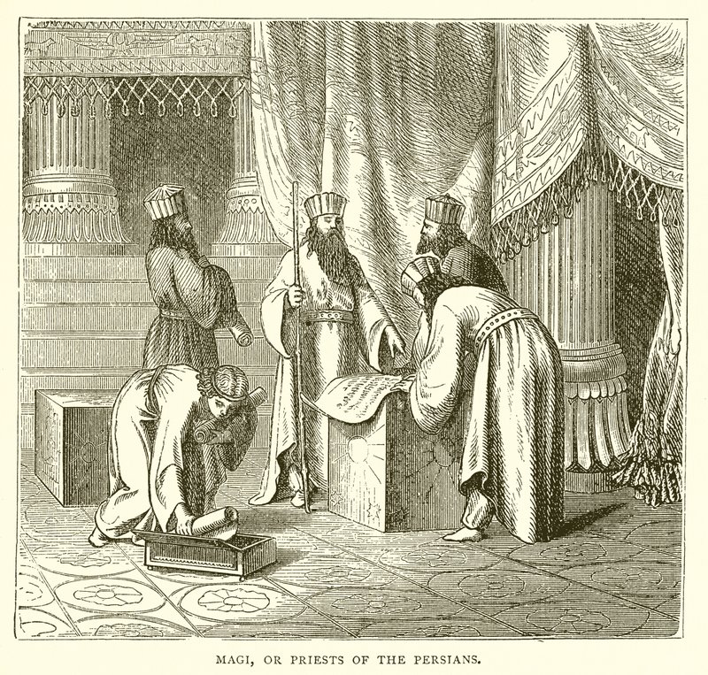 Magiërs, of Priesters van de Perzen door English School