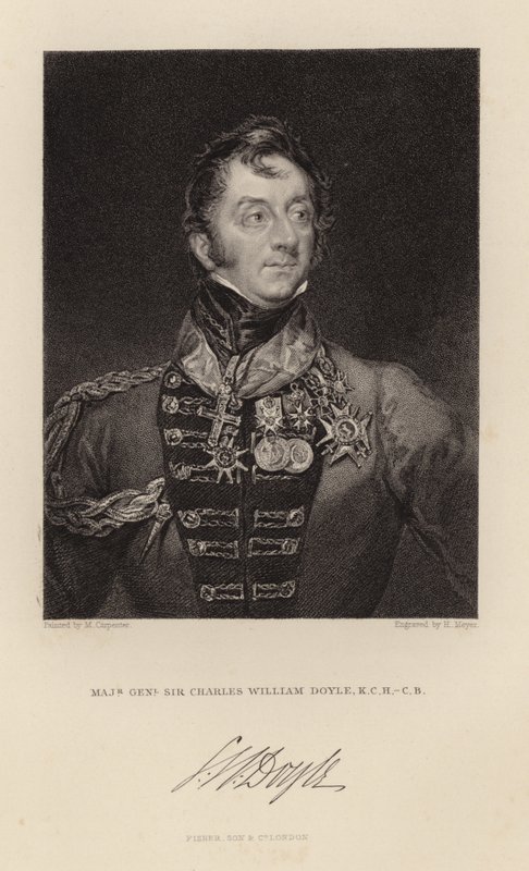 Generaal-majoor Sir Charles William Doyle door English School
