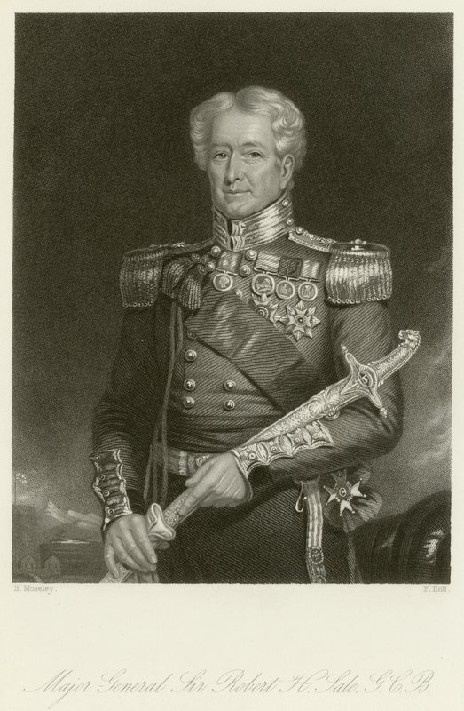 Generaal-majoor Sir Robert H Sale door English School