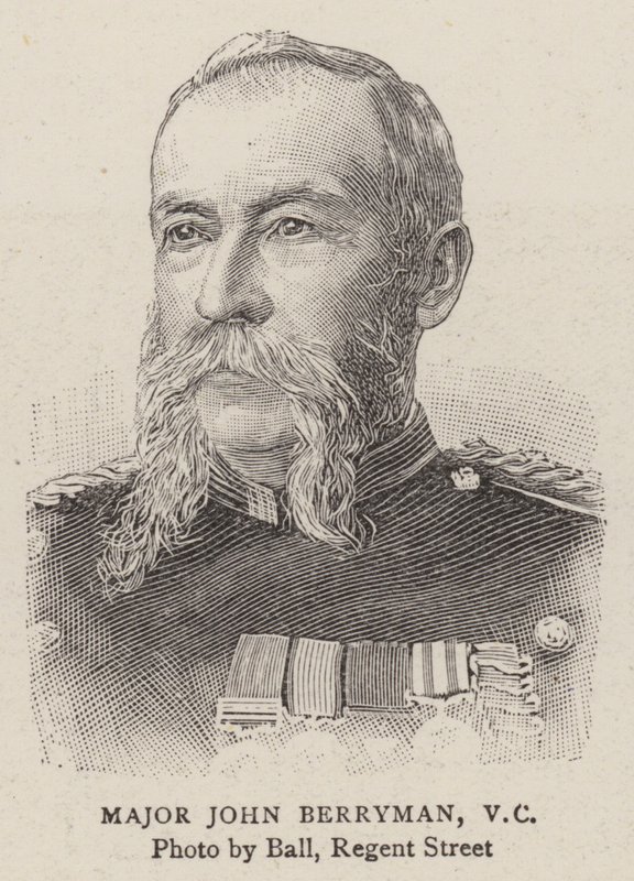 Majoor John Barryman, VC (gravure) door English School