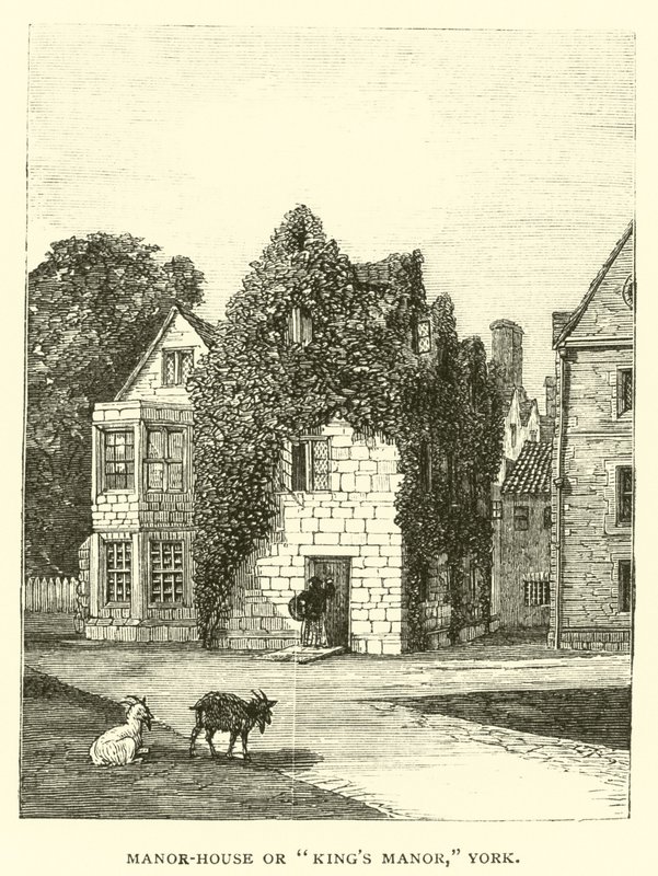 Manor-House of Kings Manor, York door English School