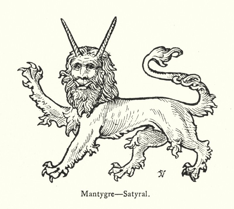 Mantygre, Satyral door English School