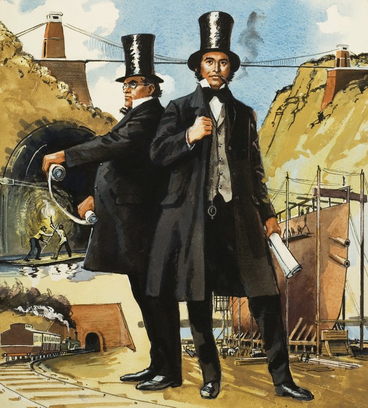 Marc en Isambard Brunel door English School