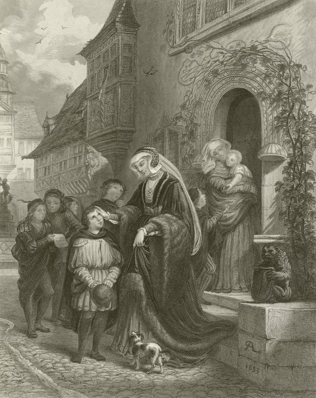 Maarten Luther in armoede door English School