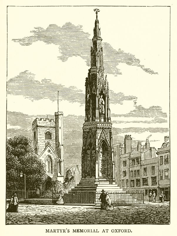 Martelarenmonument in Oxford door English School