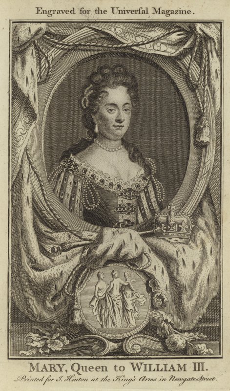 Mary, Koningin van Willem III door English School