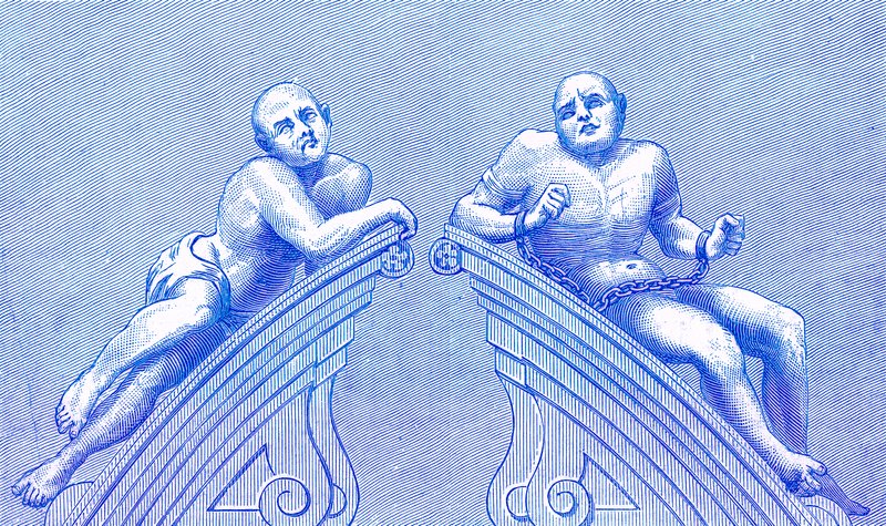 Melancholie en Razende Waanzin, illustratie uit Old and New London door Edward Walford, gepubliceerd ca. 1880 door English School