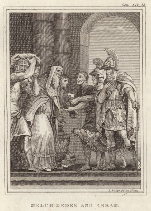 Melchizedek en Abram door English School