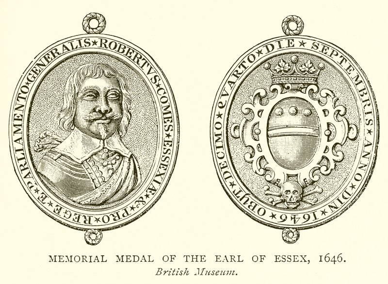 Herdenkingsmedaille van de Graaf van Essex, 1646 door English School
