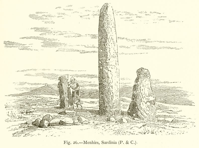 Menhirs, Sardinië door English School