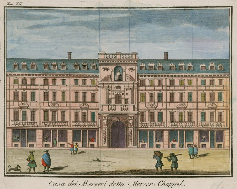 Mercers Chapel, Cheapside, Londen door English School