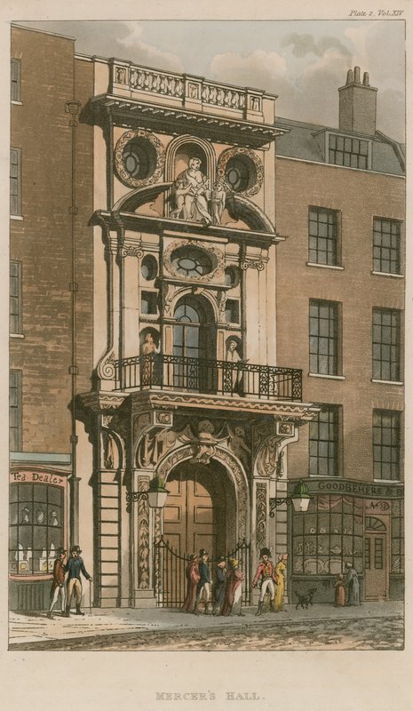Mercers Hall, Cheapside, Londen door English School
